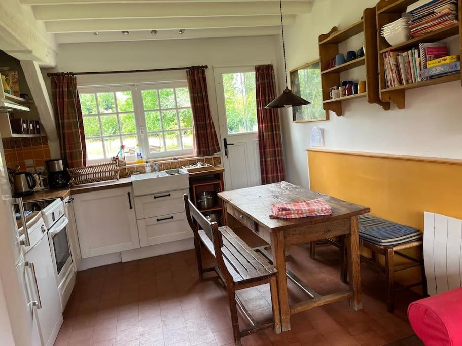 Le Colombage, Jolie Longere Pres De Giverny Eure Hardencourt-Cocherel ภายนอก รูปภาพ
